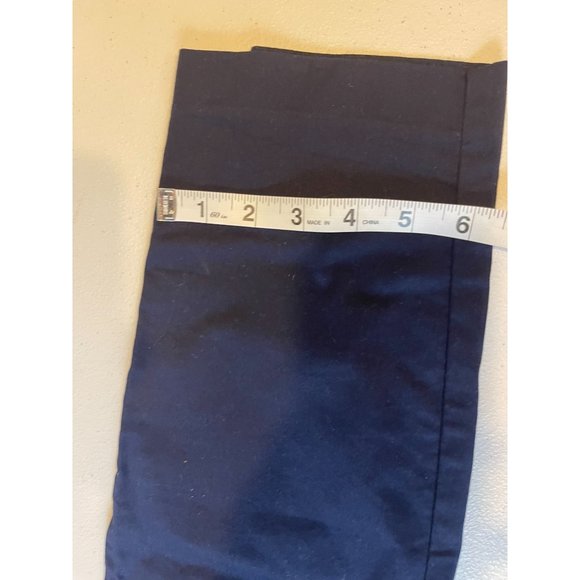 J. Crew Womens Chino Pants Frankie Stretch Slim Fit Mid Rise Navy Blue Size 6 - Picture 9 of 14